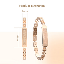 Load image into Gallery viewer, Dream Sport Smart Stylish Bracelet with Heart Rate,Blood Oxygen,Sleep Tracking,IP68 Waterproof,Magnetic Charging(Gold)