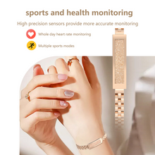 Load image into Gallery viewer, Dream Sport Smart Stylish Bracelet with Heart Rate,Blood Oxygen,Sleep Tracking,IP68 Waterproof,Magnetic Charging(Gold)