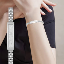 Load image into Gallery viewer, Dream Sport Smart Stylish Bracelet with Heart Rate,Blood Oxygen,Sleep Tracking,IP68 Waterproof,Magnetic Charging(Silver)