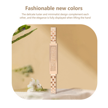 Load image into Gallery viewer, Dream Sport Smart Stylish Bracelet with Heart Rate,Blood Oxygen,Sleep Tracking,IP68 Waterproof,Magnetic Charging(Gold)