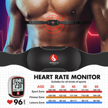 Load image into Gallery viewer, DREAM SPORT DCY438 Bike Computer Wireless With Heart Rate Monitor