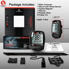 Load image into Gallery viewer, DREAM SPORT DCY-16 Bike Computer Multifunction Freeze Frame Cycling Speed Meter Sports Sensors Stopwatch Odometer