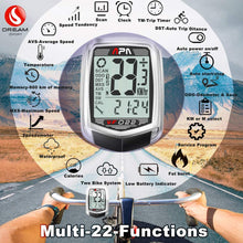 Load image into Gallery viewer, DREAM SPORT DCY022 Bicycle Speedometer Odometer 22-Function

