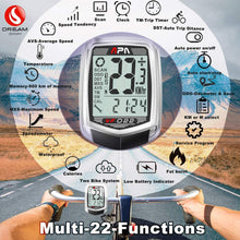 Load image into Gallery viewer, DREAM SPORT DCY022 Bicycle Speedometer Odometer 22-Function