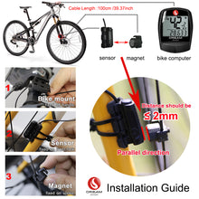 Load image into Gallery viewer, DREAM SPORT DCY-16 Bike Computer Multifunction Freeze Frame Cycling Speed Meter Sports Sensors Stopwatch Odometer