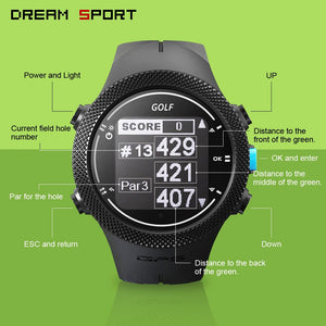 DREAM SPORT GPS Golf-3  Watch  Devices Golf Course Preloaded Rangefinders
