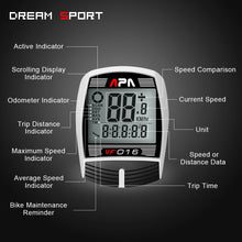 Load image into Gallery viewer, DREAM SPORT DCY-16 Bike Computer Multifunction Freeze Frame Cycling Speed Meter Sports Sensors Stopwatch Odometer