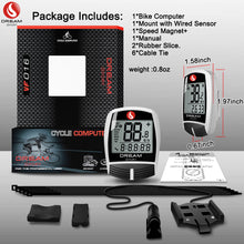 Load image into Gallery viewer, DREAM SPORT DCY-16 Bike Computer Multifunction Freeze Frame Cycling Speed Meter Sports Sensors Stopwatch Odometer