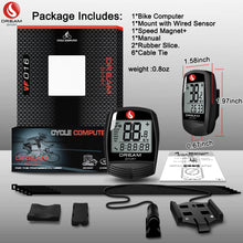 Load image into Gallery viewer, DREAM SPORT DCY-16 Bike Computer Multifunction Freeze Frame Cycling Speed Meter Sports Sensors Stopwatch Odometer