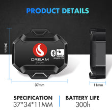 Load image into Gallery viewer, DREAM SPORT SC-003 Speed Cadence Sensor ANT+ Bluetooth Wireless
