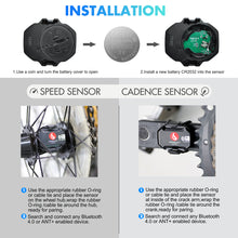 Load image into Gallery viewer, DREAM SPORT SC-003 Speed Cadence Sensor ANT+ Bluetooth Wireless