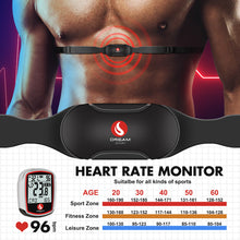 Load image into Gallery viewer, DREAM SPORT DCY438 Bike Computer Wireless With Heart Rate Monitor
