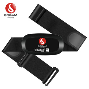 DREAM SPORT DHR10 Wireless ANT + Bluetooth Heart Rate Monitor Chest Strap Sensor for Fitness